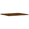 vidaXL Wall Shelf Set of 4 Smoked Oak Engineered wood 23.6x19.7x0.6 in
