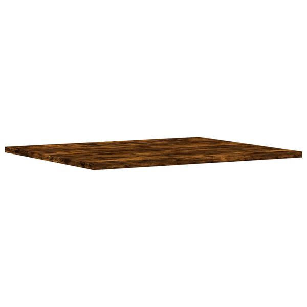 vidaXL Wall Shelf Set of 4 Smoked Oak Engineered wood 23.6x19.7x0.6 in