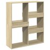 vidaXL Book Cabinet Sonoma Oak Engineered wood 39.4 x 13.0 x 45.3 in