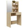 vidaXL Dressing Table Sonoma oak Engineered wood Medium Dressing Table