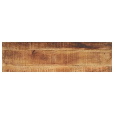 Long wooden plank with rustic finish