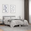vidaXL Bed Frame Grey Sonoma Engineered wood, metal, plywood Full