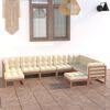 vidaXL Garden Lounge Set Honey Brown