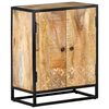 vidaXL Sideboard Natural Solid Mango Wood Decorative Inlays Sideboard