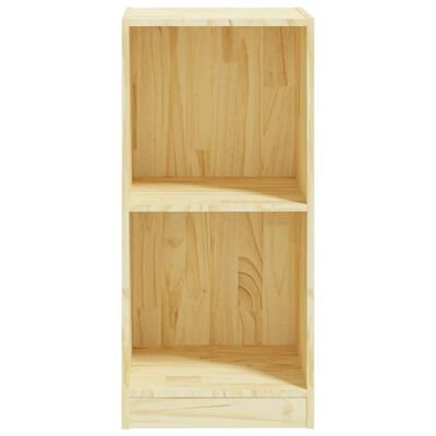 vidaXL Side Cabinet 14"x13.2"x29.9" Solid Wood Pine