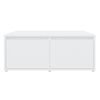 vidaXL Coffee Table White Engineered wood 31.5 x 31.5 x 12.2 in