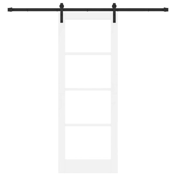 vidaXL Sliding Door ORKDAL White 30.71 x 83.07 in