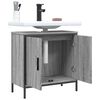 vidaXL Bathroom Sink Cabinet Grey sonoma Engineered wood 23.6x11.8x23.6 in
