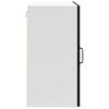 vidaXL Kitchen Wall Cabinet Black Engineered wood Medium