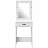 vidaXL Dressing Table White 50 x 41 x 135 cm Engineered wood