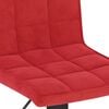 vidaXL Bar Stool Set of 2 Wine Red Steel Medium Bar Stool