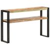 vidaXL Console Table Natural Wood Solid reclaimed wood, powder-coated iron