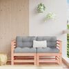 vidaXL Garden Corner Sofa Natural Wood Douglas Wood Medium Modular