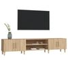 vidaXL TV Cabinet Sonoma Oak Engineered Wood Medium TV Cabinet