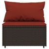 vidaXL Patio Lounge Set Brown