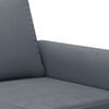 vidaXL Sofa Set Dark grey Velvet, metal, textilene, plywood 2-Seater