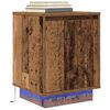 vidaXL Bedside Cabinet Old wood Engineered wood 15.0 x 13.4 x 19.7 in