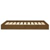 vidaXL Dog Bed Honey Brown Solid Pine Wood 36.0 x 25.2 x 3.5 in Simple