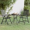 vidaXL Garden Dining Set Anthracite