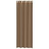 vidaXL Voile Curtains with Grommets 2 pcs Light Brown