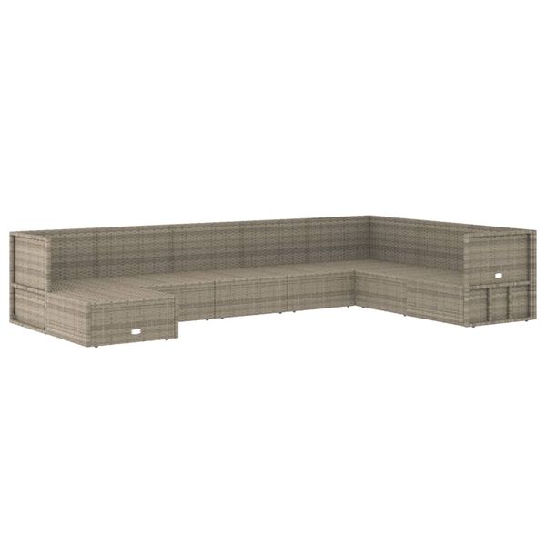vidaXL Garden Lounge Set Grey