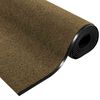 vidaXL Doormat Other Brown and Black 47.2" x 157.5" Polyamide and PVC