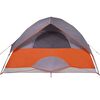 vidaXL Camping Tent Dome 3-Person Orange Waterproof