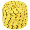 vidaXL Boat Rope Yellow 0.55 " 328.1 ' Polypropylene