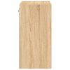 vidaXL TV Wall Cabinet Sonoma Oak Engineered Wood Medium TV Wall Cabinet