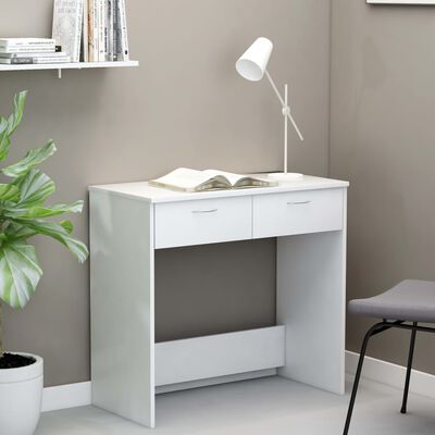vidaXL Desk White 31.5"x15.7"x29.5" Engineered Wood