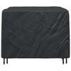 vidaXL Furniture Cover Plain Black 53.15 x 53.15 x 35.43 in Fabric