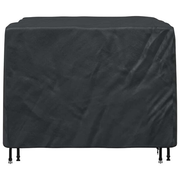 vidaXL Furniture Cover Plain Black 53.15 x 53.15 x 35.43 in Fabric