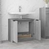 vidaXL Bathroom Cabinet Grey Sonoma Engineered wood Medium