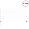 vidaXL Fence and Post Grey 3.94 x 328.08 ft Steel