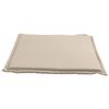 vidaXL Garden Seat Pad Set of 2 Taupe Polyester, Foam 17.7 x 17.7 in