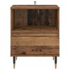 vidaXL Bedside Cabinet 2 pcs Old Wood 15.75 x 13.78 x 19.69 in