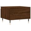 vidaXL Coffee Table Brown oak Engineered wood, metal Medium Coffee Table