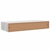 vidaXL Drawer Shelf Concrete grey MDF and metal Compact Wall Shelf