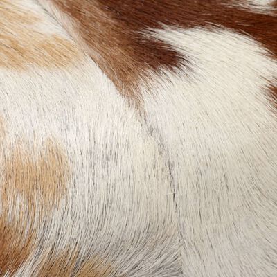 vidaXL Stool Genuine Goat Leather 23.6"x11.8"x19.7"