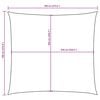 vidaXL Sunshade Sail Oxford Fabric Square 23.0x23.0' Taupe