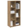 vidaXL Book Cabinet Artisan Oak Engineered Wood Medium Book Cabinet