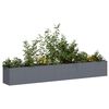 vidaXL Planter Anthracite Cold-rolled steel Large Durable Planter