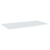 vidaXL Shelf Set of 4 High gloss white Engineered wood Shelf