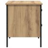 vidaXL Bedside Cabinet with Drawer artisan oak 40 x 42 x 50 cm