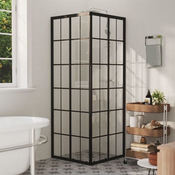 vidaXL Shower Cabin ESG 31.5"x31.5"x70.9"