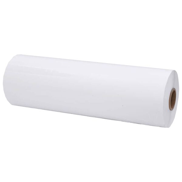 vidaXL Agricultural Stretch Film White 25 &micro;m 29.5 " x 4921.3 '