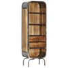 vidaXL Highboard Brown Solid mango wood Tall Highboard Rectangular