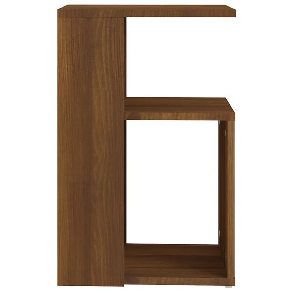 vidaXL Side Table Brown Oak Engineered wood Medium Side Table