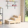 vidaXL Raised Bed Natural Wood Solid Pine Wood Medium Stackable