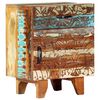 vidaXL Bed Cabinet Multicolor Solid reclaimed wood 19.7 in Drawers